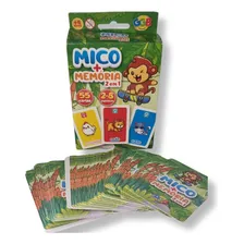 Jogo Da Memoria Infantil 55 Cartas Animal + Jogo Mico 2 Em 1 Foto mini 4