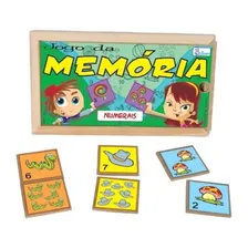 Jogo Da Mem贸ria Numerais Em Madeira - Simque Foto mini 1