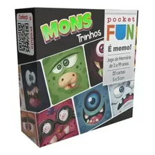 Jogo Da Memoria Pequeno Interativo Infantil Monstrinhos 0024 Foto mini 3