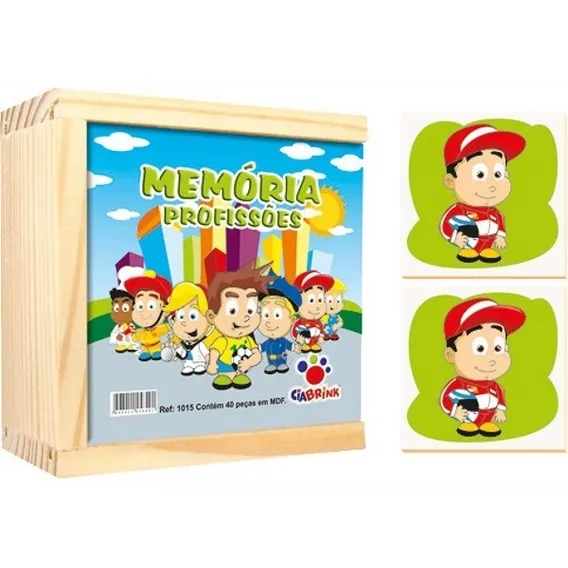 Jogo Da Memória - Profissões - Ciabrink Foto 1