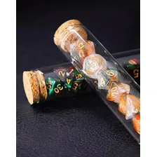 Jogo Dado Rpg Poliédrico AcrÃlico Phoenix Embalagem Poção Foto mini 3
