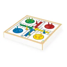 Jogo Dama E Ludo Madeira Junges Jogo 2 Em 1 Tabuleiro Torrin Foto mini 3