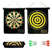 Jogo Dardos Magnéticos Dupla Face 30cm 6 Dardos Tiro Ao Alvo Foto mini 2