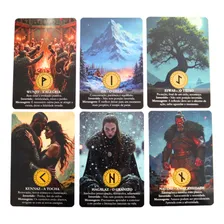 Jogo Das Runas Mandala Esotérica Cartas Plastificadas Foto mini 3