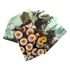 Jogo Das Runas Mandala Esotérica Cartas Plastificadas Foto mini 2