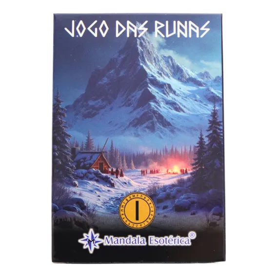 Jogo Das Runas Mandala Esotérica Cartas Plastificadas Foto 1