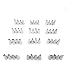 Jogo De 48 Bicos Para Confeitar Em Inox - Kit Com 73 Peças Foto mini 2