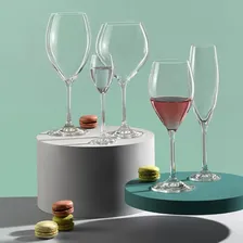 Jogo De 6 Taças Cristal Titânio Vinho Bohemia Sophia 390ml Cor Transparente Foto mini 4