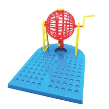 Jogo De Bingo Com 48 Cartela 90 Bolas 01 Globo Barato Oferta Foto  mini 1