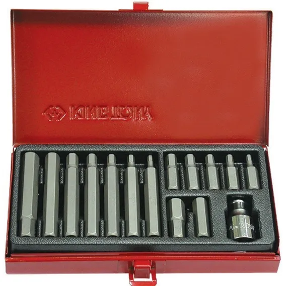 Jogo De Bits Allen Tipo Hexagonal Com 15pçs 1015mq King Tony Foto 1