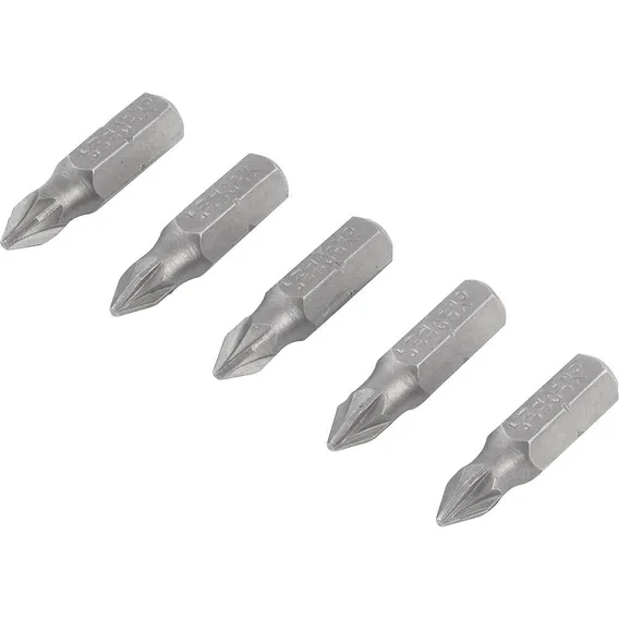 Jogo De Bits Ponteira Pozidrive Com Encaixe 1/4 NÂș 1x25mm Foto 1