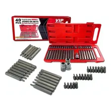Jogo De Bits Torx Multidentada E Allen Com 40 Peças Vip Foto mini 1