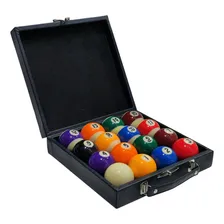 Jogo De Bola Faixada 54mm+estojo 16 Bolas+triângulo Plástico Foto mini 4