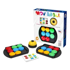 Jogo De Botões Brinquedo Educativo Move Ball Cartas Infantil Cor Cinza-escuro Foto mini 1