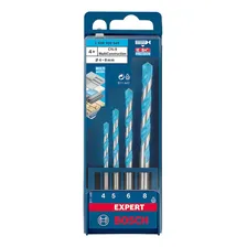 Jogo De Broca Multi Construction 04 Peças 4 A 8mm Bosch Foto  mini 1