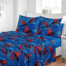 Jogo De Cama 2 Peças Toque De Seda - Infantil Cor Jogo De Cama Homem Aranha Desenho Do Tecido Homem Aranha Foto mini 2
