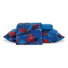 Jogo De Cama 2 Peças Toque De Seda - Infantil Cor Jogo De Cama Homem Aranha Desenho Do Tecido Homem Aranha Foto mini 3
