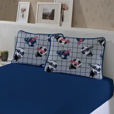 Jogo De Cama Casal 3 Peças Malha 100% Algodão Sport Aawt Foto mini 1