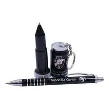 Jogo De Caneta Metal + Caneta Chaveiro - Vasco Foto  mini 1