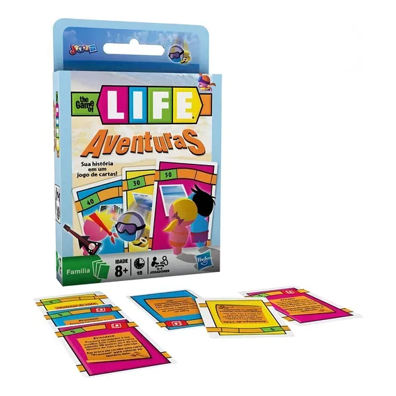 Jogo De Cartas The Game Of Life Aventuras - Hasbro Foto 1