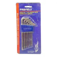 Jogo De Chave Alen De Estrela - 7 Peças - Profield Torx Foto  mini 1