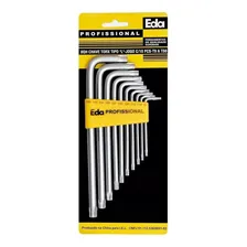 Jogo De Chave Torx T9 A T50 Tipo L Com 10 Pçs - 8qh - Eda Foto mini 4