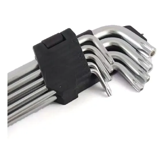Jogo De Chaves Allen Hexalobular Torx Tork L Longas 9 Peças Foto 1