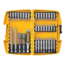 Jogo de Chaves para Parafusar 37 Peças Dewalt, Modelo DW2163, Com Estojo, Pontas Phillips, Fenda e Quadrada Foto mini 4
