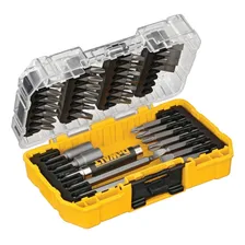 Jogo de Chaves para Parafusar 37 Peças Dewalt, Modelo DW2163, Com Estojo, Pontas Phillips, Fenda e Quadrada Foto mini 3