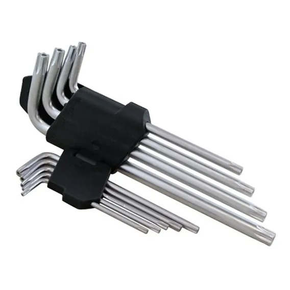 Jogo De Chaves Torx 180 Mm Com 9 Peças - Black Jack Foto 1