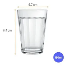 Jogo De Copos Americanos Cerveja Boteco 190ml Nadir 6 Peças Foto mini 2