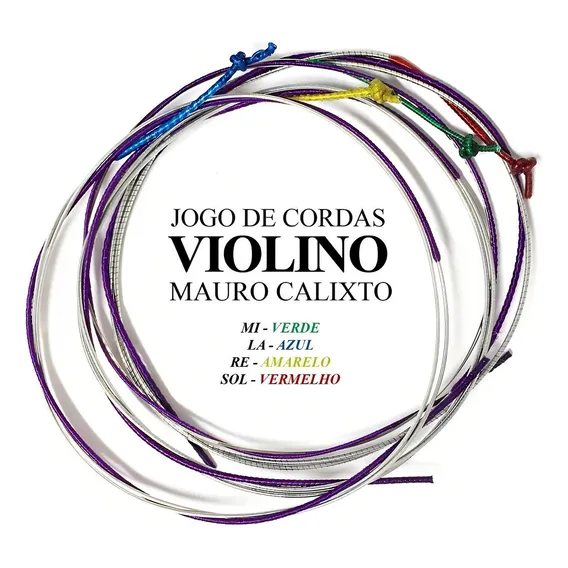 Jogo De Corda Violino 1/2 Mauro Calixto Qualidade Premium Foto 1