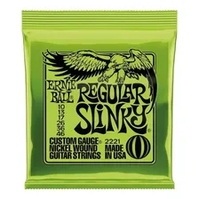 Jogo De Cordas Guitarra 010 Ernie Ball Regular Slinky 5 Pack Foto mini  3
