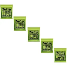 Jogo De Cordas Guitarra 010 Ernie Ball Regular Slinky 5 Pack Foto  mini 1