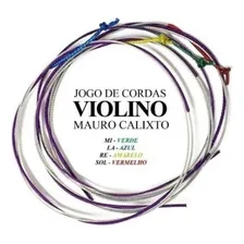 Jogo De Cordas Para Violino Mauro Calixto 4/4 Mcvi (padrão) Foto mini  3