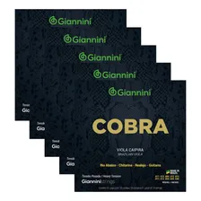Jogo De Cordas Viola Caipira Giannini Cobra Gesvnp 5 Pack Foto mini 3