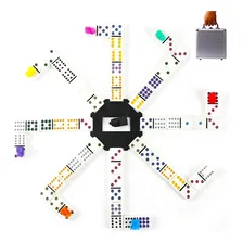 Jogo de domin贸 Kaile Mexican Train, jogo Domin贸 D Foto mini 3