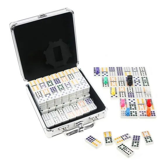 Jogo de domin贸 Kaile Mexican Train, jogo Domin贸 D Foto 1