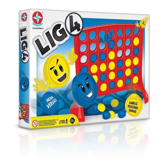 Jogo De Estratégia Lig 4 Estrela Foto 1