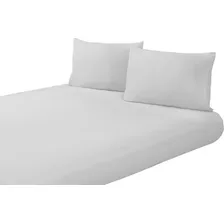 Jogo De Lençól Para Cama Box 3pç 30cm Altu Com Elástico Cor Branco Foto mini 1