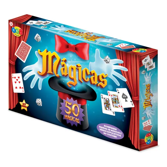 Jogo De Mágicas 50 Truques Com Acessorios E Manual Ggb Foto 1