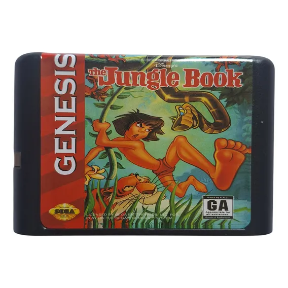 Jogo De Mega Drive, The Jungle Book, Sega Foto 1