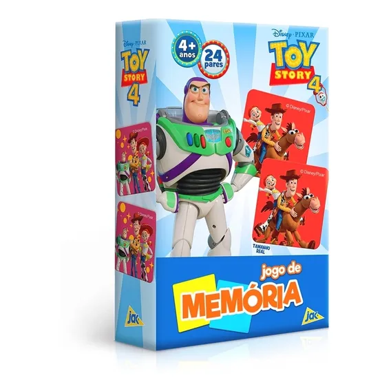 Jogo De Memória De Toy Story 4 Toyster Foto 1