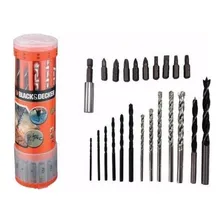 Jogo De Pontas E Brocas 23 Peças Black & Decker A7102-xj Foto mini 2