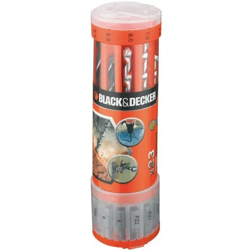 Jogo De Pontas E Brocas 23 Peças Black & Decker A7102-xj Foto 1
