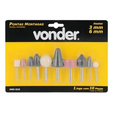 Jogo De Pontas Montadas Com 10 Peças Pmv 010 Vonder Foto mini 2