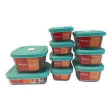 Jogo De Potes Marinex Facilita Vap Com 9 Peças - Verde Foto  mini 1