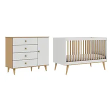 Jogo De Quarto Para Bebês Carolina Baby Quarto Infantil Completo - Off White Foto mini 1