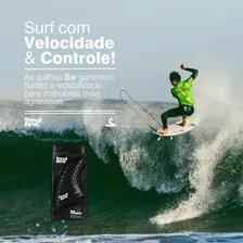 Jogo De Quilhas Encaixe Fcs2 Soulfins Sw2 (m7) Preta Triquilha Prancha de Surf Padrão Fcs 2 Large Quilhas Grandes Equipamento de Surf Soul Fins Foto mini  2