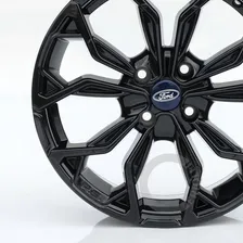 Jogo De Roda Aro 14 4x108 Ford Ka Fiesta Focus M16 Cor Black Piano M16 4x108 Foto mini 2